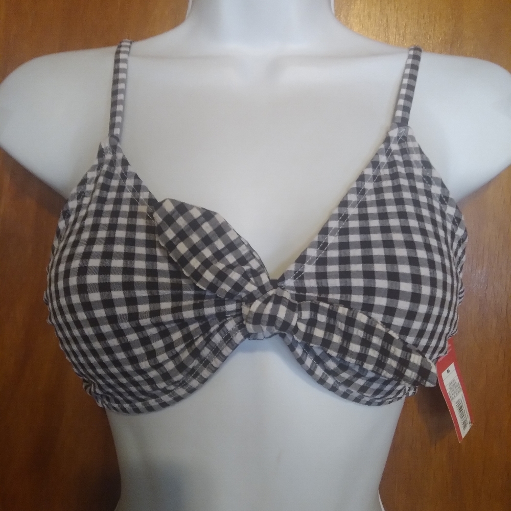2 for$10 swimwear NWT gingham bikini top